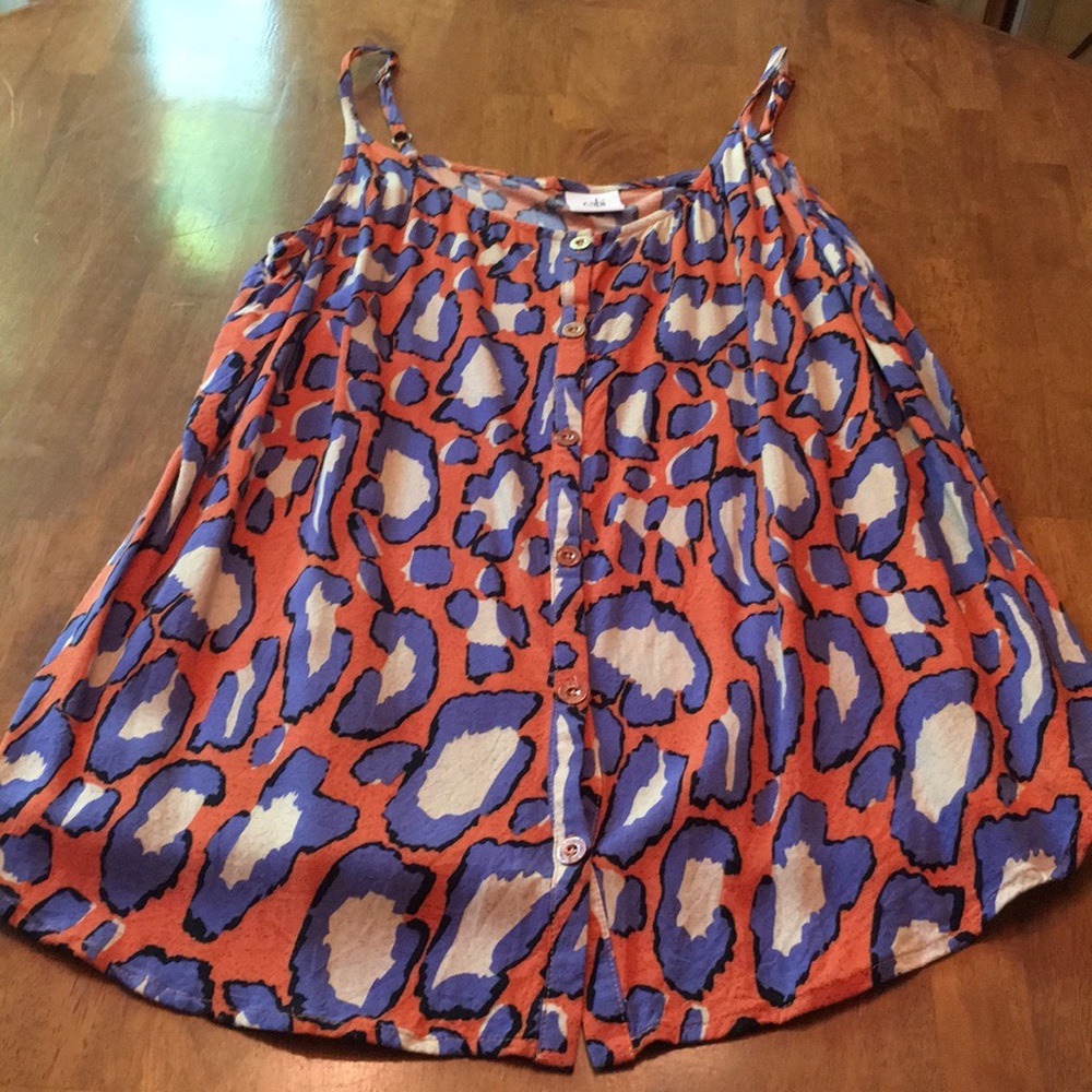 CABI spaghetti-strap shirt.  Size Large.
